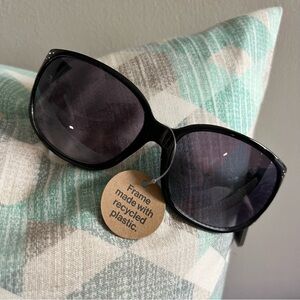 #5 Falls Creek Women’s Black Sunglasses with Rhinestone Detail